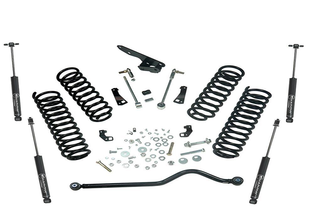 4 Inch Lift Kit 2007-2018 Jeep Wrangler JK Unlimited Standard Kit with Shocks Superlift