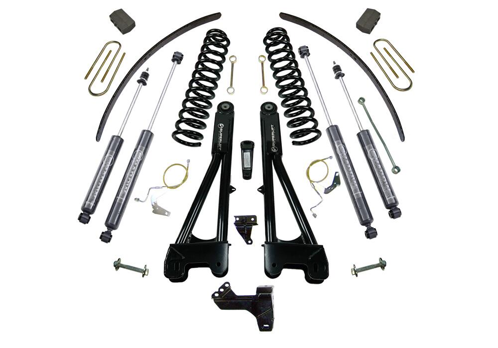 6 Inch Lift Kit 2008-2010 Ford F-250 and F-350 Super Duty 4WD Diesel Engine with Replacement Radius Arms and Shocks Superlift