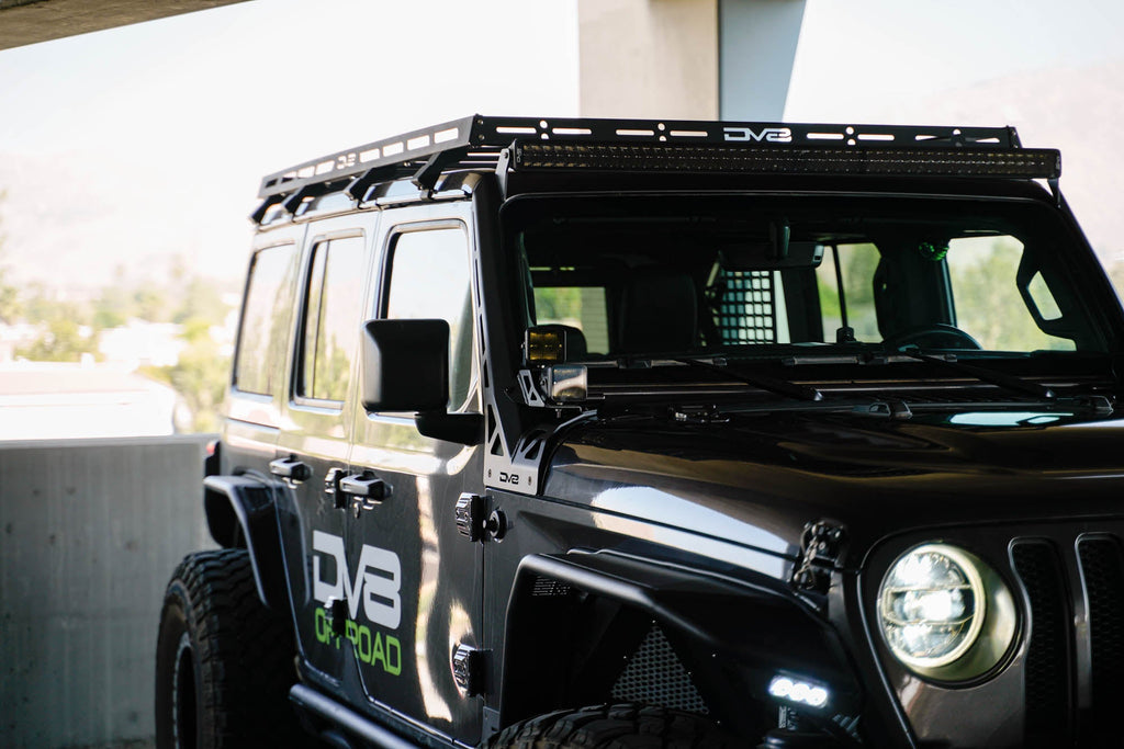 2018 2025 Jeep Wrangler JL JLU Gladiator JT 50 Inch Light Bar Mount DV8 Offroad