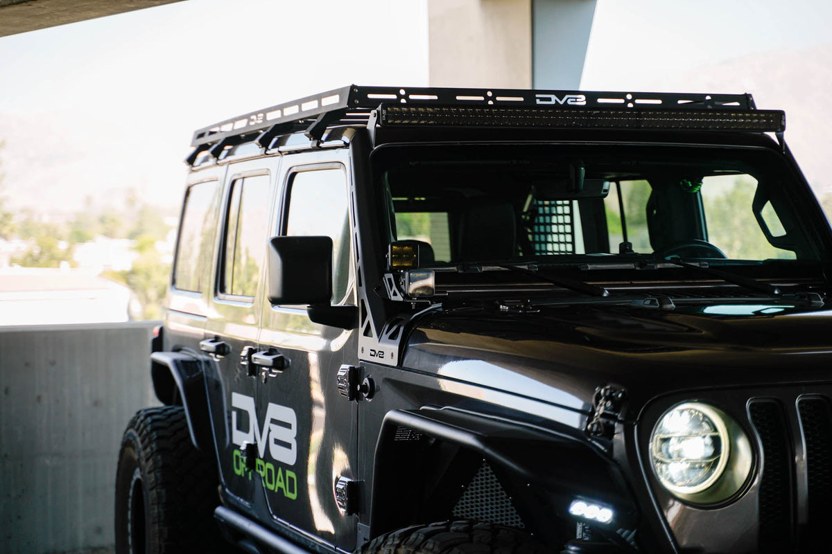 2018 2025 Jeep Wrangler JL JLU Gladiator JT 50 Inch Light Bar Mount DV8 Offroad