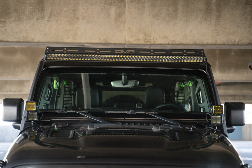 2018 2025 Jeep Wrangler JL JLU Gladiator JT 50 Inch Light Bar Mount DV8 Offroad