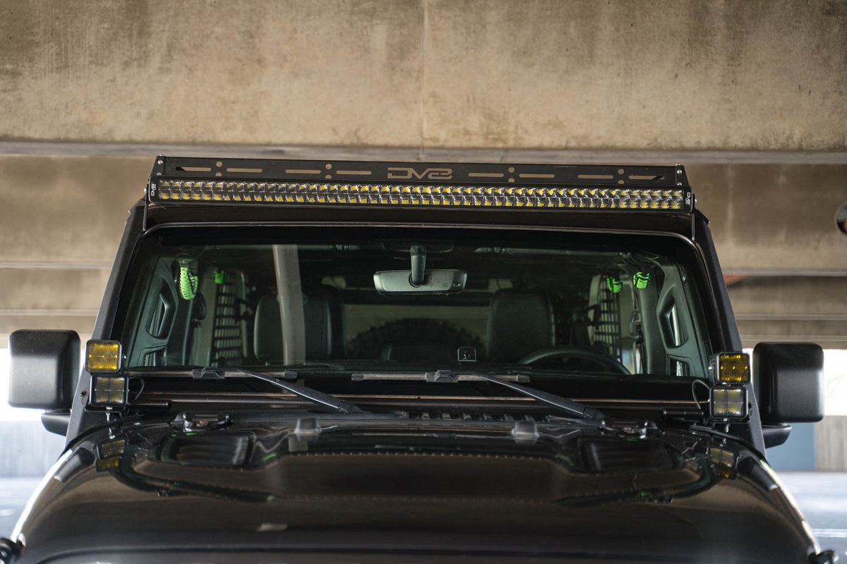 2018 2025 Jeep Wrangler JL JLU Gladiator JT 50 Inch Light Bar Mount DV8 Offroad