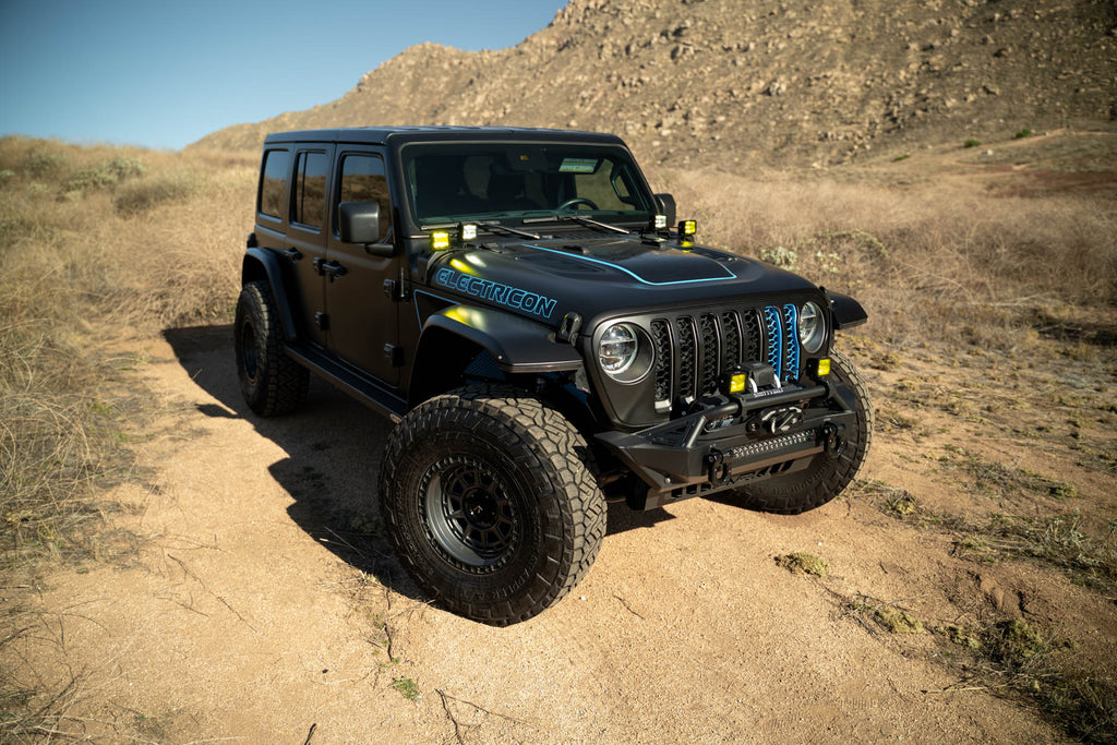 2020 2025 Jeep Wrangler JL JLU 4xe Gladiator JT Dual Light Pod Mounts DV8 Offroad