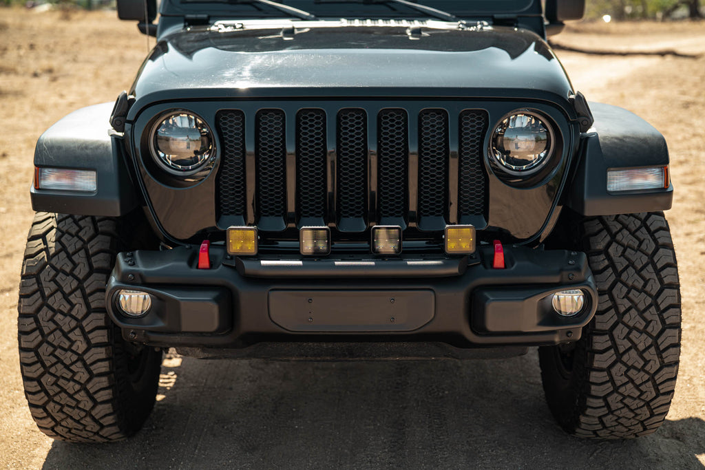 2018 2025 Wrangler JL Push Bar for Mopar Rubicon Steel Bumper DV8 Offroad
