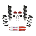 Suspension Lift Kit w/Shock 2.5-3.5 Inch Lift 07-11 Dodge Nitro 08-12 Jeep Liberty Incl. Front Struts Front Strut CoilSprings Rear CoilSprings Front Poly BumpStops Rear Bum Stop Spacers Skyjacker