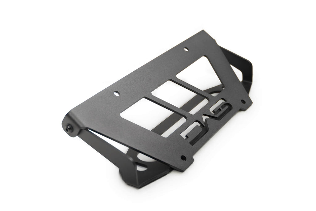 Fairlead Mounted Flip Up License Plate Bracket DV8 Offroad