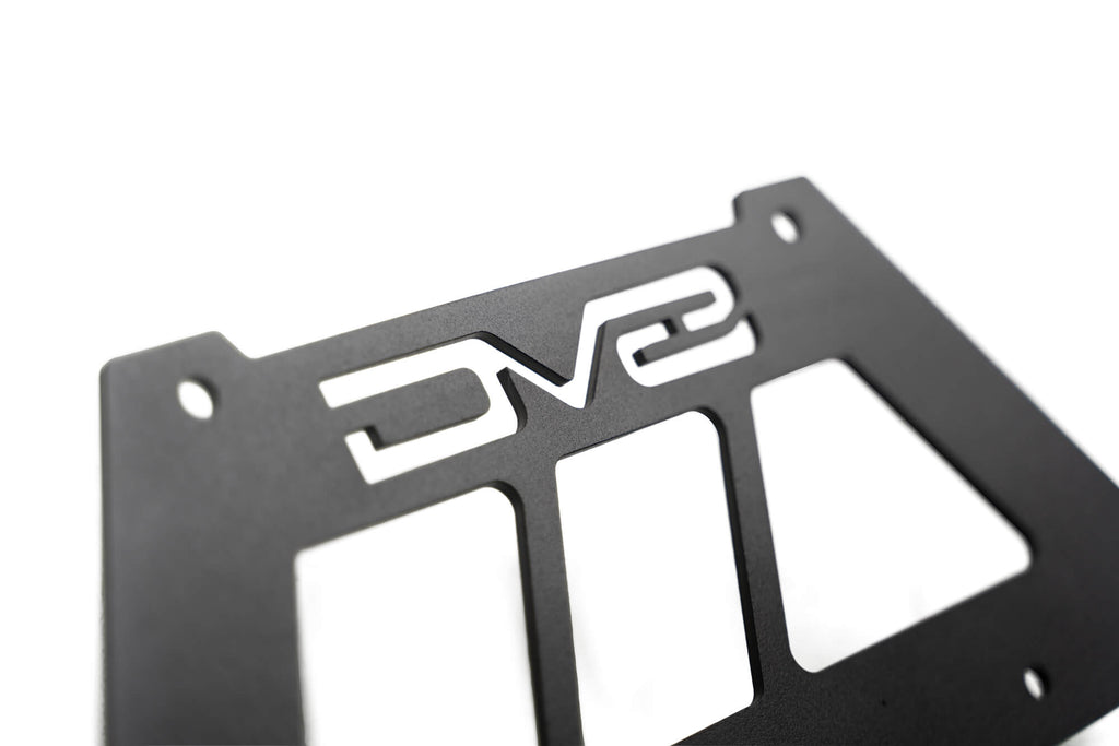 Fairlead Mounted Flip Up License Plate Bracket DV8 Offroad