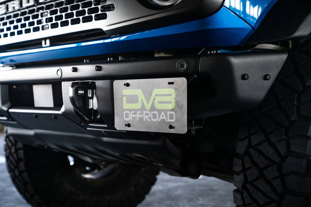 2021 2024 Ford Bronco Factory Front Bumper Side License Relocation Bracket DV8 Offroad