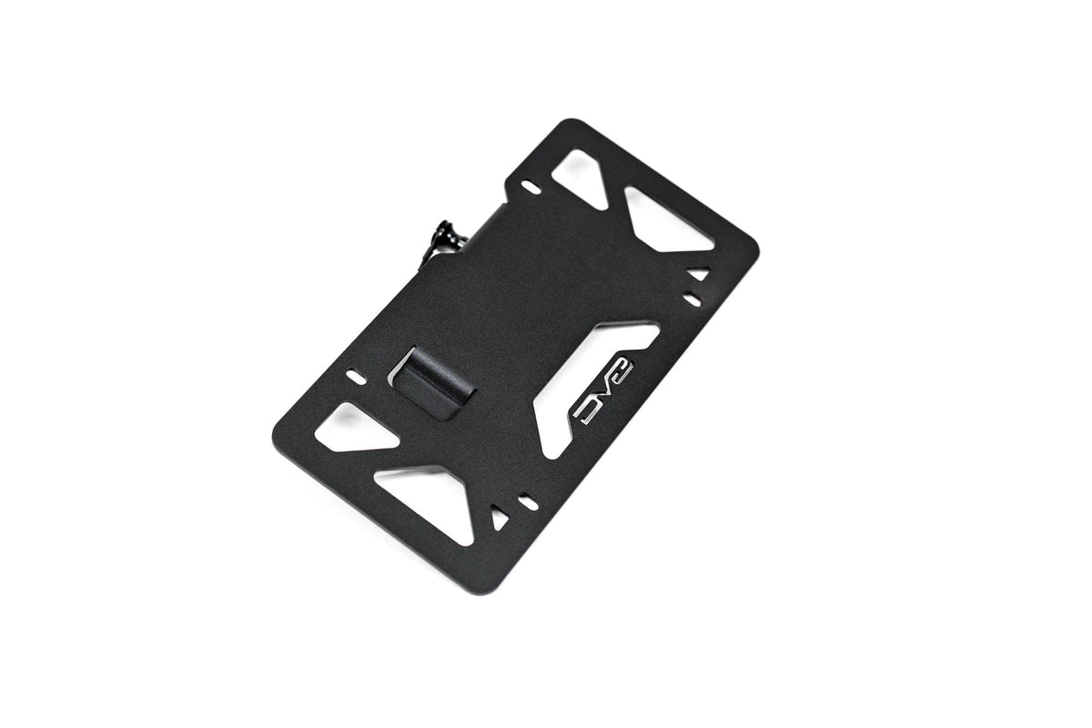 Universal Quick Release D Ring License Plate Mount DV8 Offroad