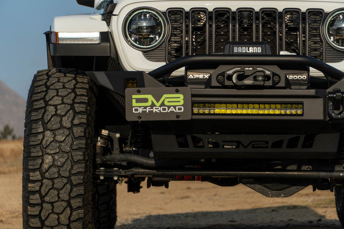 Universal Quick Release D Ring License Plate Mount DV8 Offroad