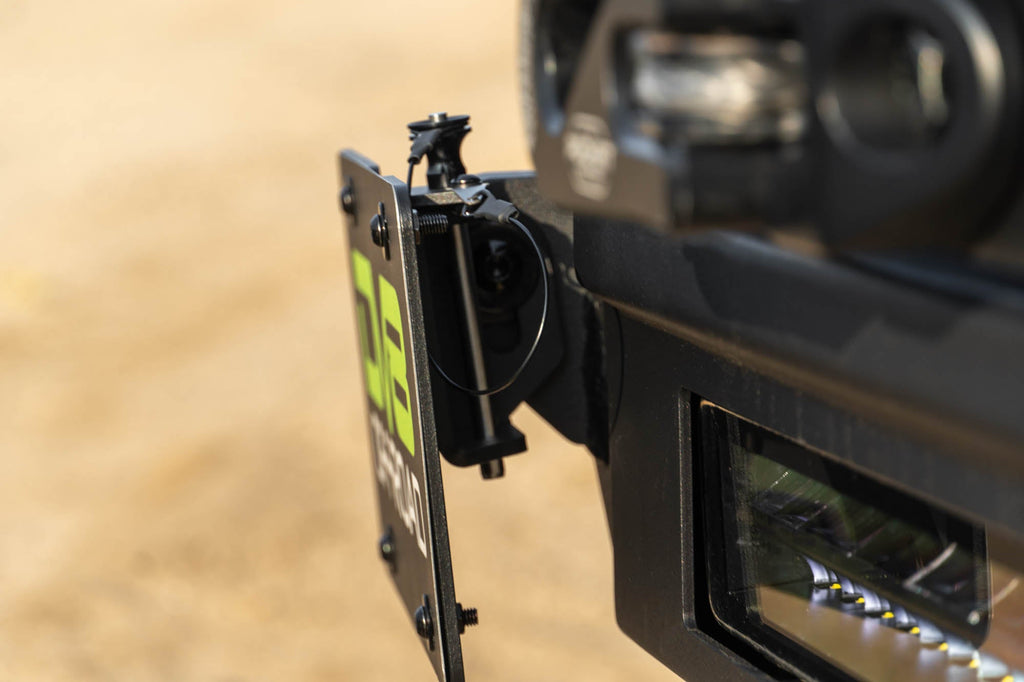 Universal Quick Release D Ring License Plate Mount DV8 Offroad