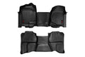 Floor Mats FR & RR OV Hump Ext Cb Silverado/Sierra 1500/2500HD (07-14) Rough Country