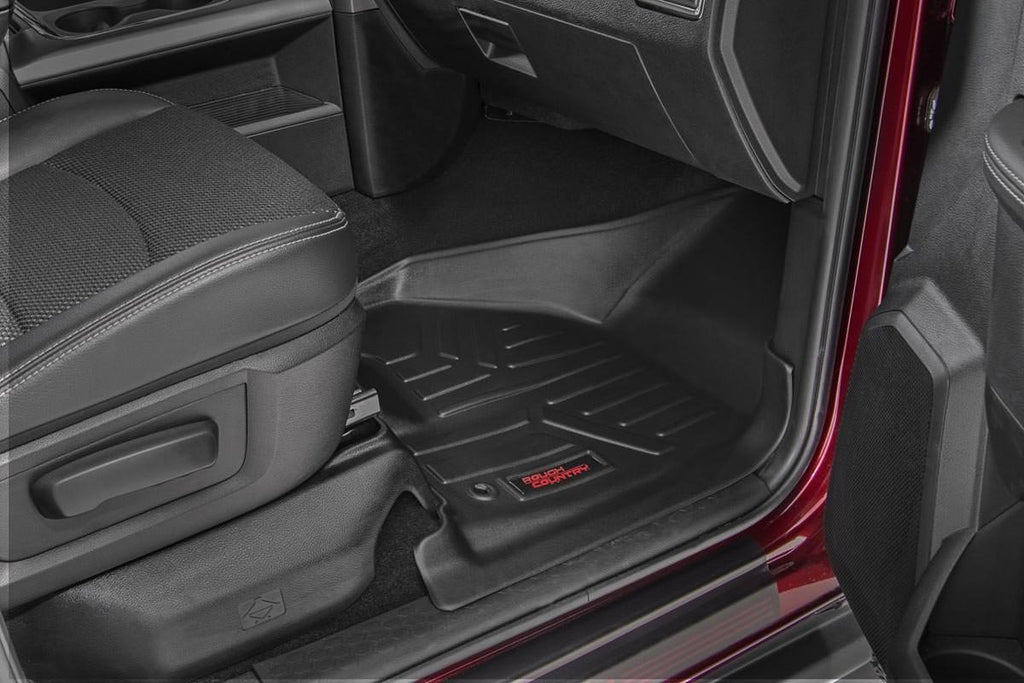 Heavy Duty Floor Mats Front-12-18 Dodge RAM Regular/Quad Cab Rough Country