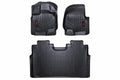 Heavy Duty Floor Mats Front/Rear-15-Up Ford F-150 SuperCrew Cab Rough Country