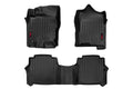 Floor Mats FR & RR Crew Cab Nissan Titan (17-24)/Titan XD (16-24) Rough Country
