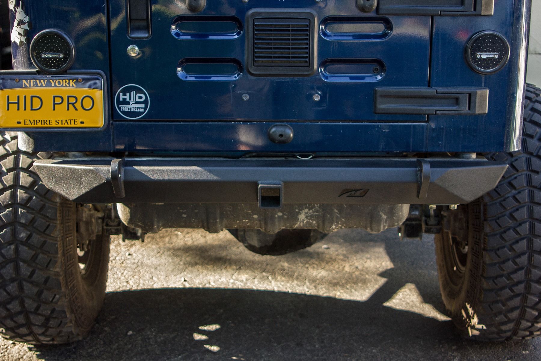 Jeep CJ YJ TJ Rear Rock Crawler Bumper Bare Steel Motobilt