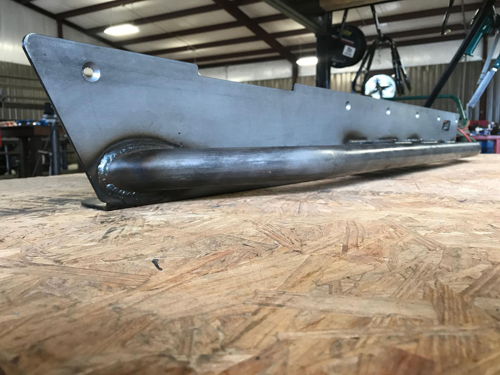 Jeep YJ Rocker Guards For Competition Corners 87-95 Wrangler YJ Bare Steel Motobilt