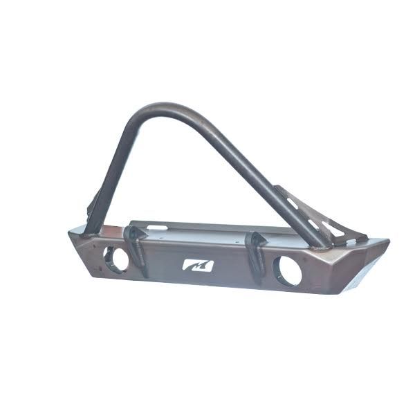 Jeep JK Front Bumper W/Stinger 07-18 Wrangler JK Hatchet Series Bare Steel Motobilt