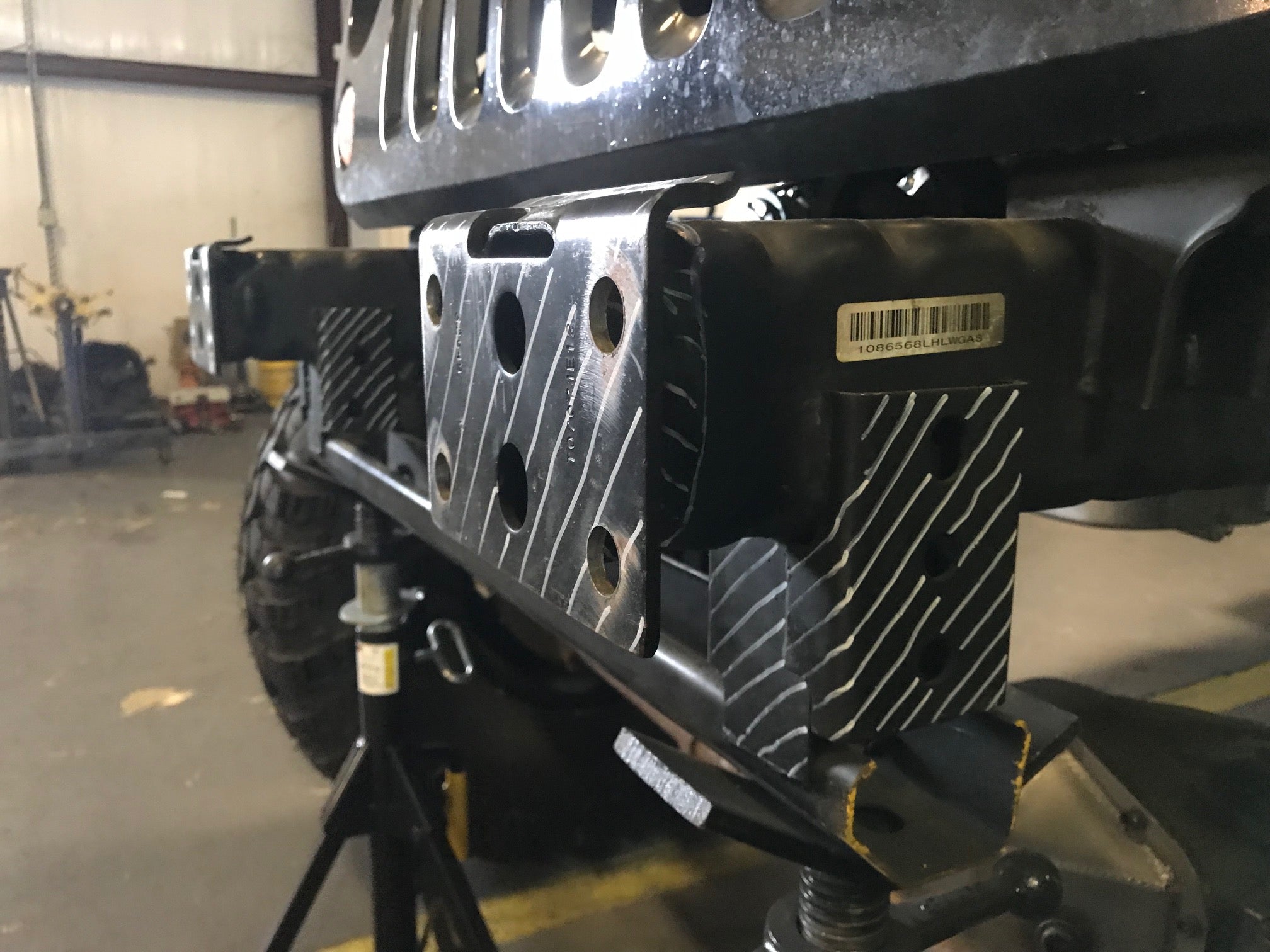 Jeep JK Front Bumper 07-18 Wrangler JK Hatchet Series Bare Steel Motobilt