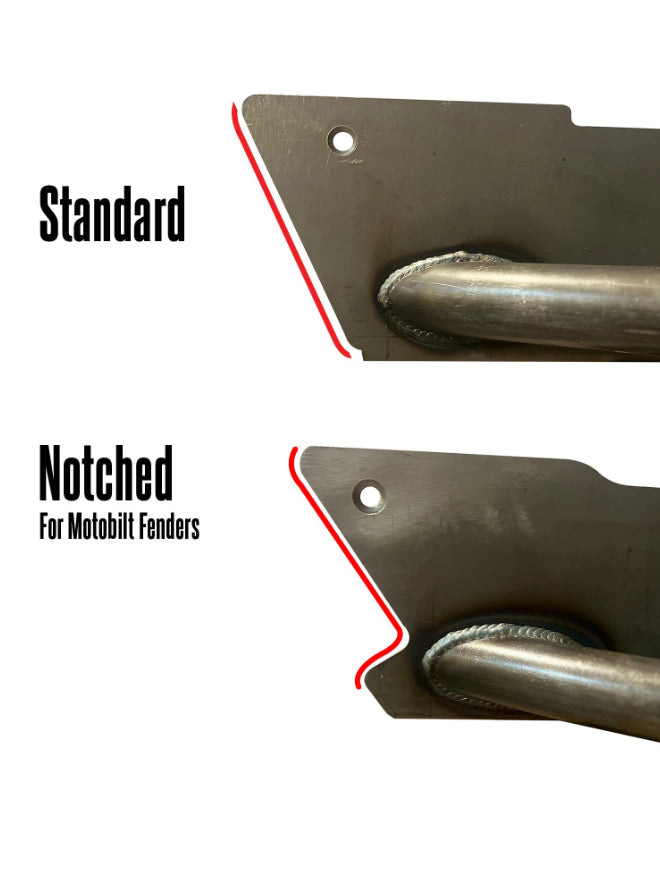 Rocker guards Fits Comp/Stretch Cut Corner Guards w/ Tube Step for Jeep TJ - Notched for Motobilt TJ Front Fenders Motobilt