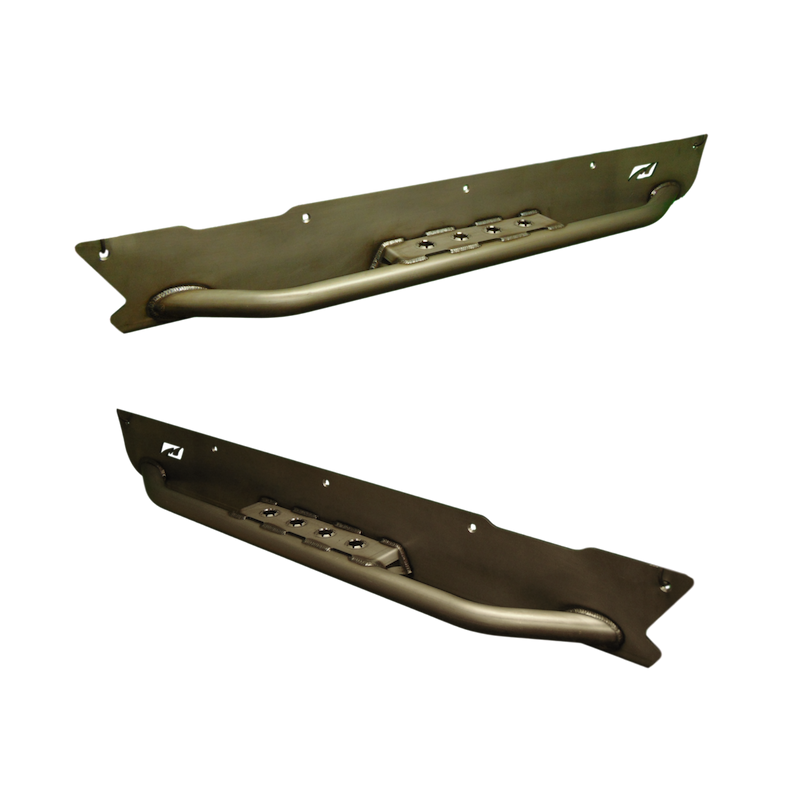 Jeep TJ Full Length Rocker Guards 97-06 Wrangler TJ Bare Steel Motobilt