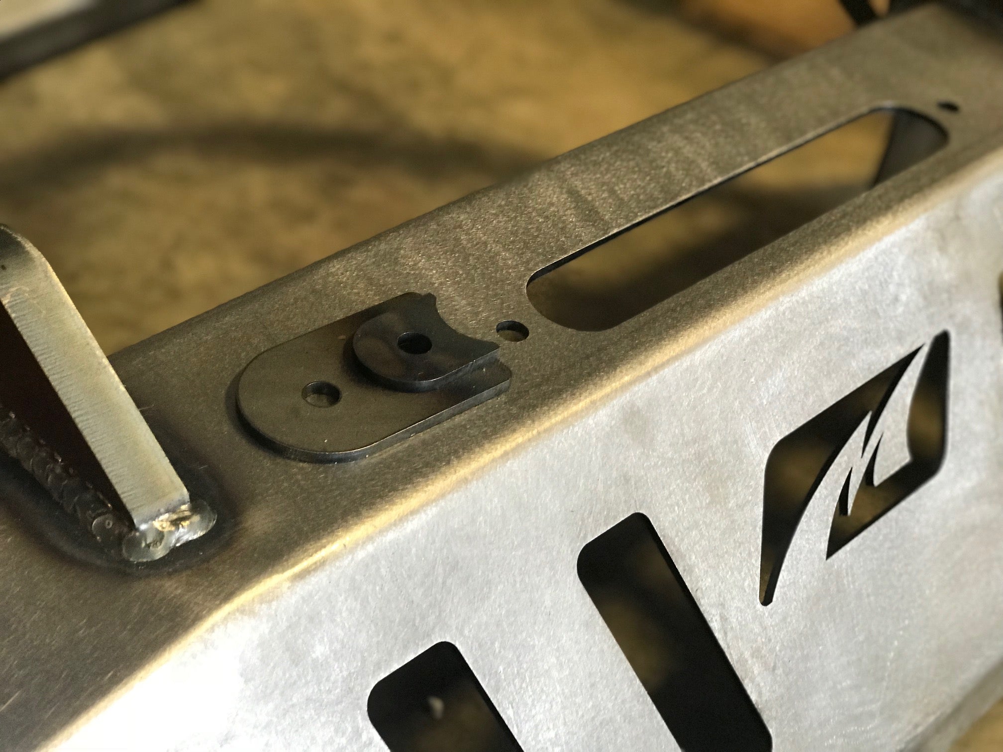 Jeep YJ TJ LJ Front Bumper Bare Steel Motobilt