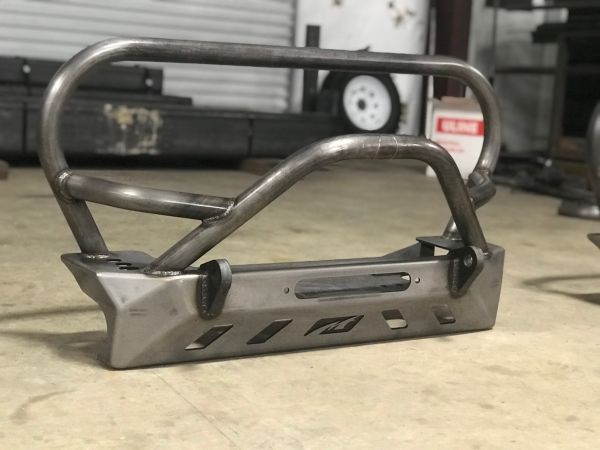 Jeep YJ TJ LJ Front Bumper Bare Steel Motobilt
