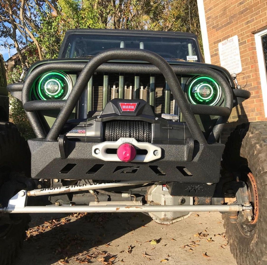 Jeep YJ TJ LJ Front Bumper Bare Steel Motobilt