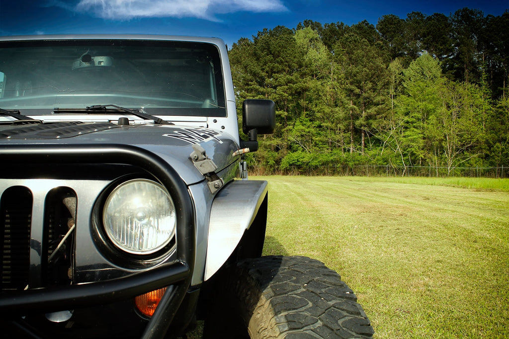 Aluminum Crusher 4 Inch Front Fenders for Jeep JK / JKU Motobilt