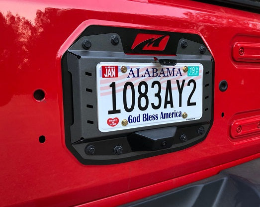 Jeep JL Spare Tire Delete Tag Mount 2018 Wrangler JL Motobilt