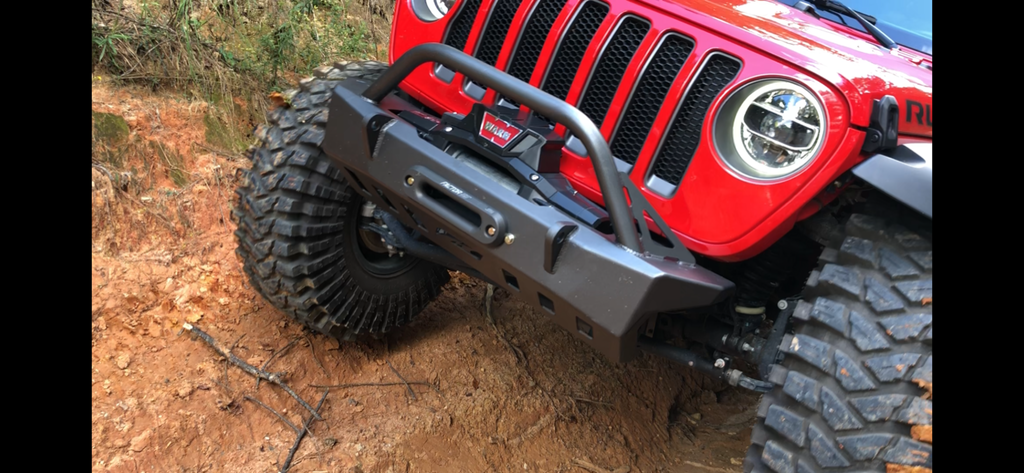 Jeep JL Front Bumper W/Bull Bar Crusher 2018 Wrangler JL Motobilt