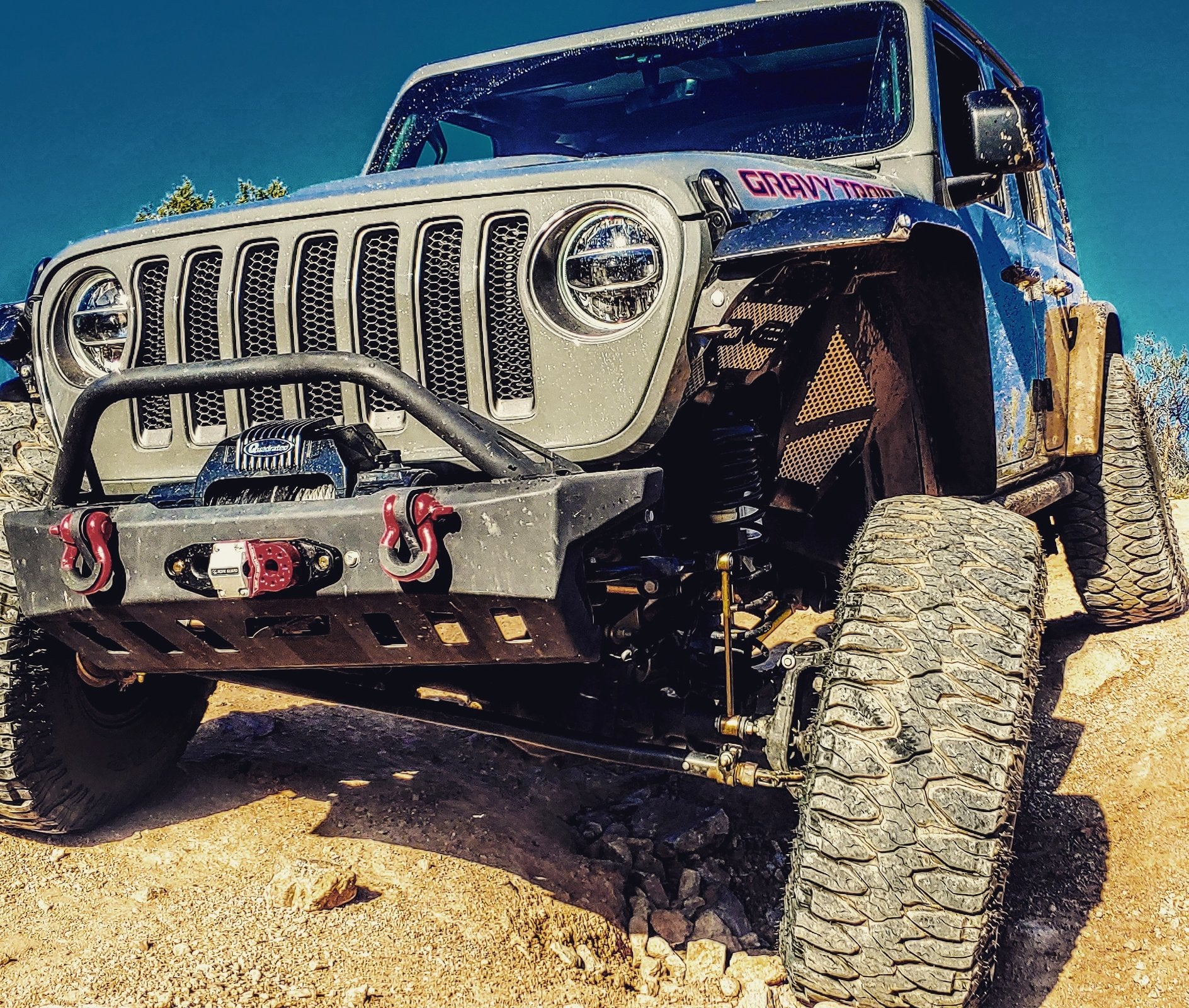 Jeep JL Front Bumper W/Bull Bar Crusher 2018 Wrangler JL Motobilt