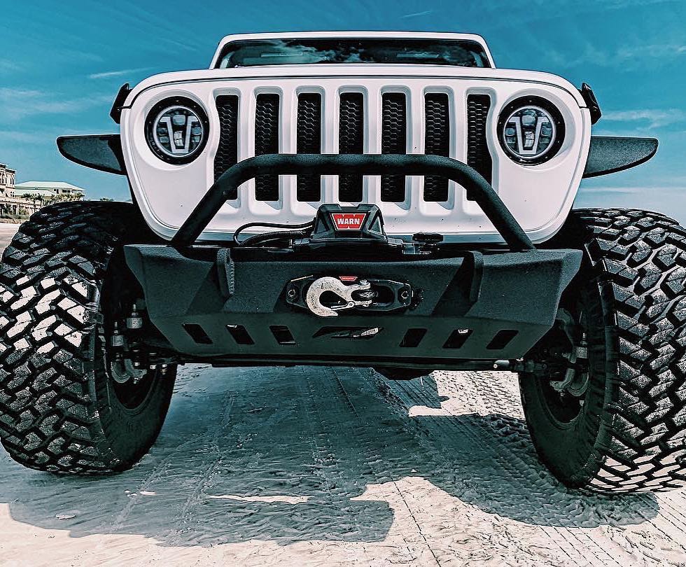 Jeep JL Front Bumper W/Bull Bar Crusher 2018 Wrangler JL Motobilt