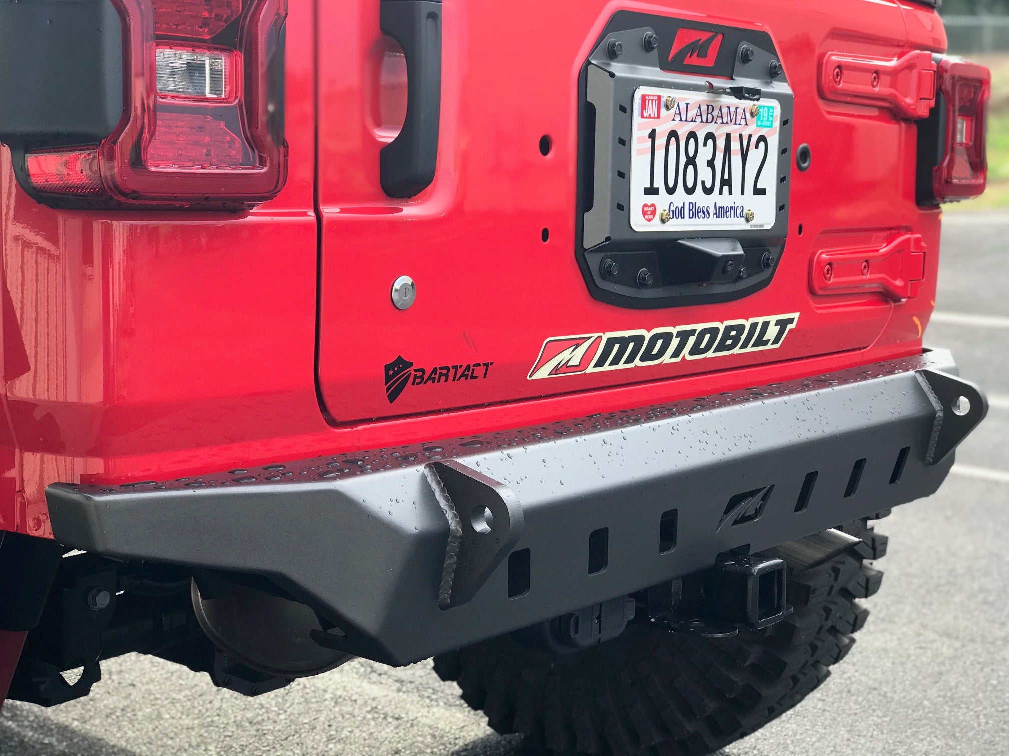 Jeep JL Rear Bumper Crusher No Spare 2018 Wrangler JL Motobilt