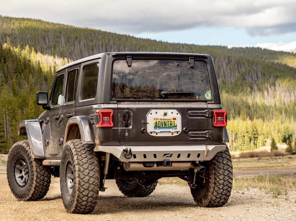 Jeep JL Rear Bumper Crusher No Spare 2018 Wrangler JL Motobilt
