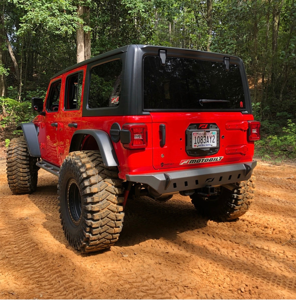 Jeep JL Rear Bumper Crusher No Spare 2018 Wrangler JL Motobilt