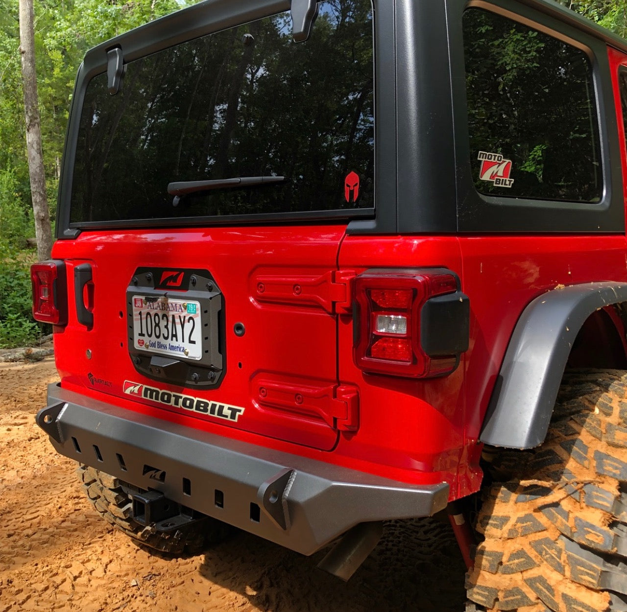 Jeep JL Rear Bumper Crusher No Spare 2018 Wrangler JL Motobilt