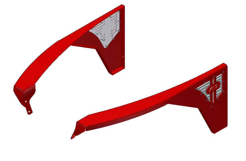 Jeep TJ Fenders 0 Inch Flare Flat Fender 97-06 Wrangler TJ/LJ Pair Motobilt