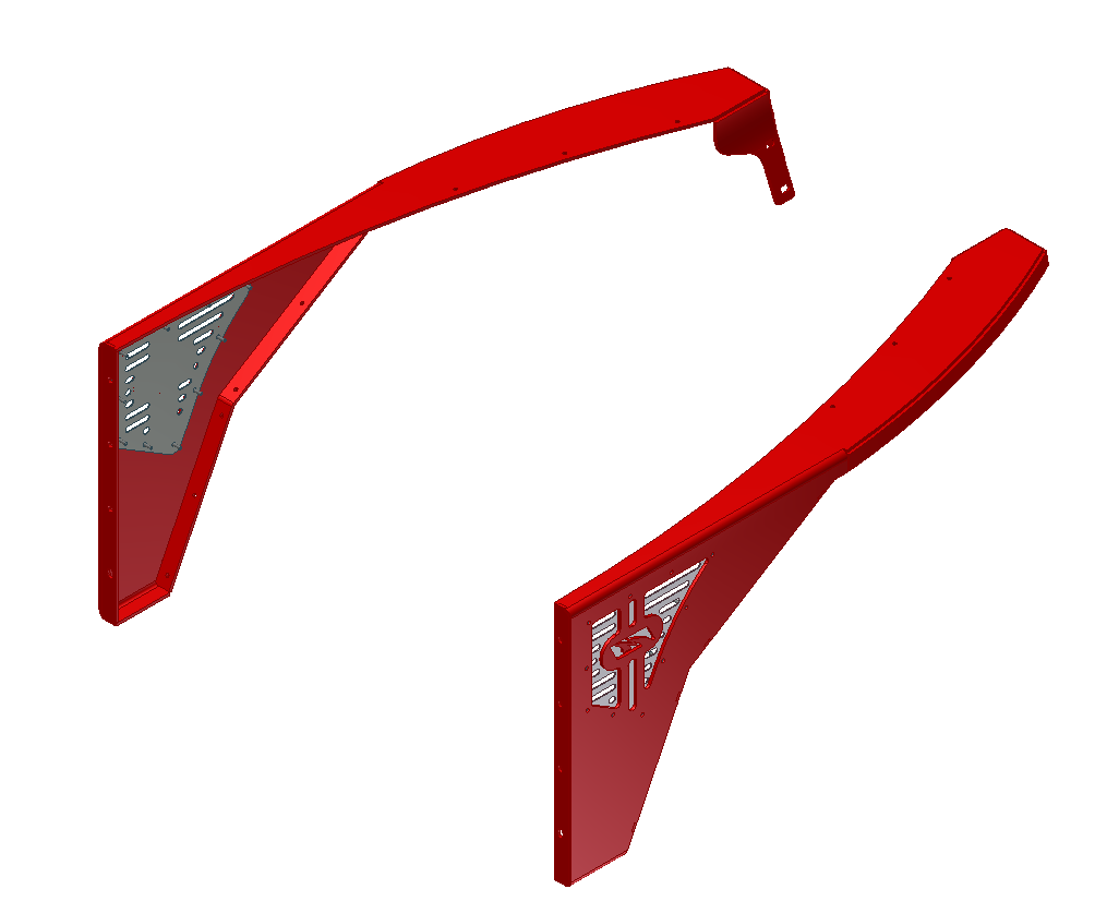 Jeep TJ Fenders 0 Inch Flare Flat Fender 97-06 Wrangler TJ/LJ Pair Motobilt
