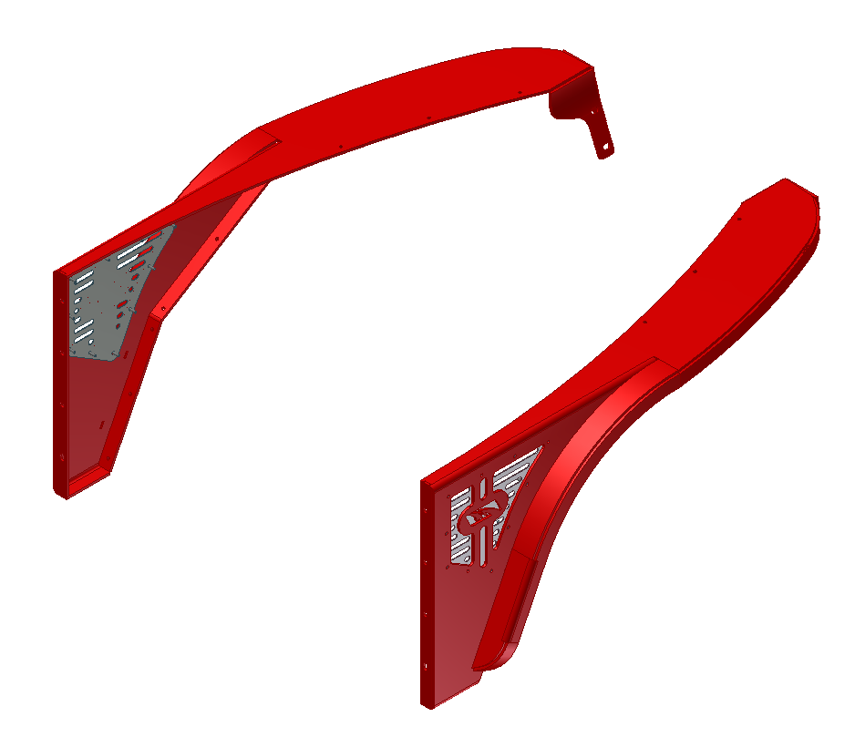 Jeep TJ Fenders 2 Inch Flare Flat Fender 97-06 Wrangler TJ/LJ Pair Motobilt