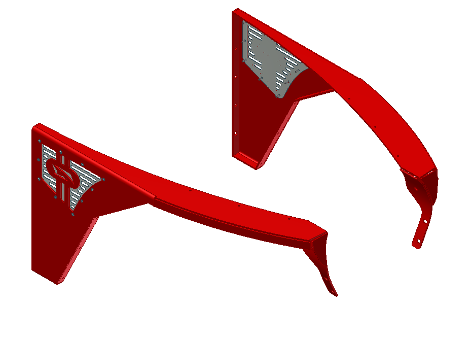 Jeep TJ Fenders 0 Inch Flare High Line 97-06 Wrangler TJ/LJ Pair Motobilt