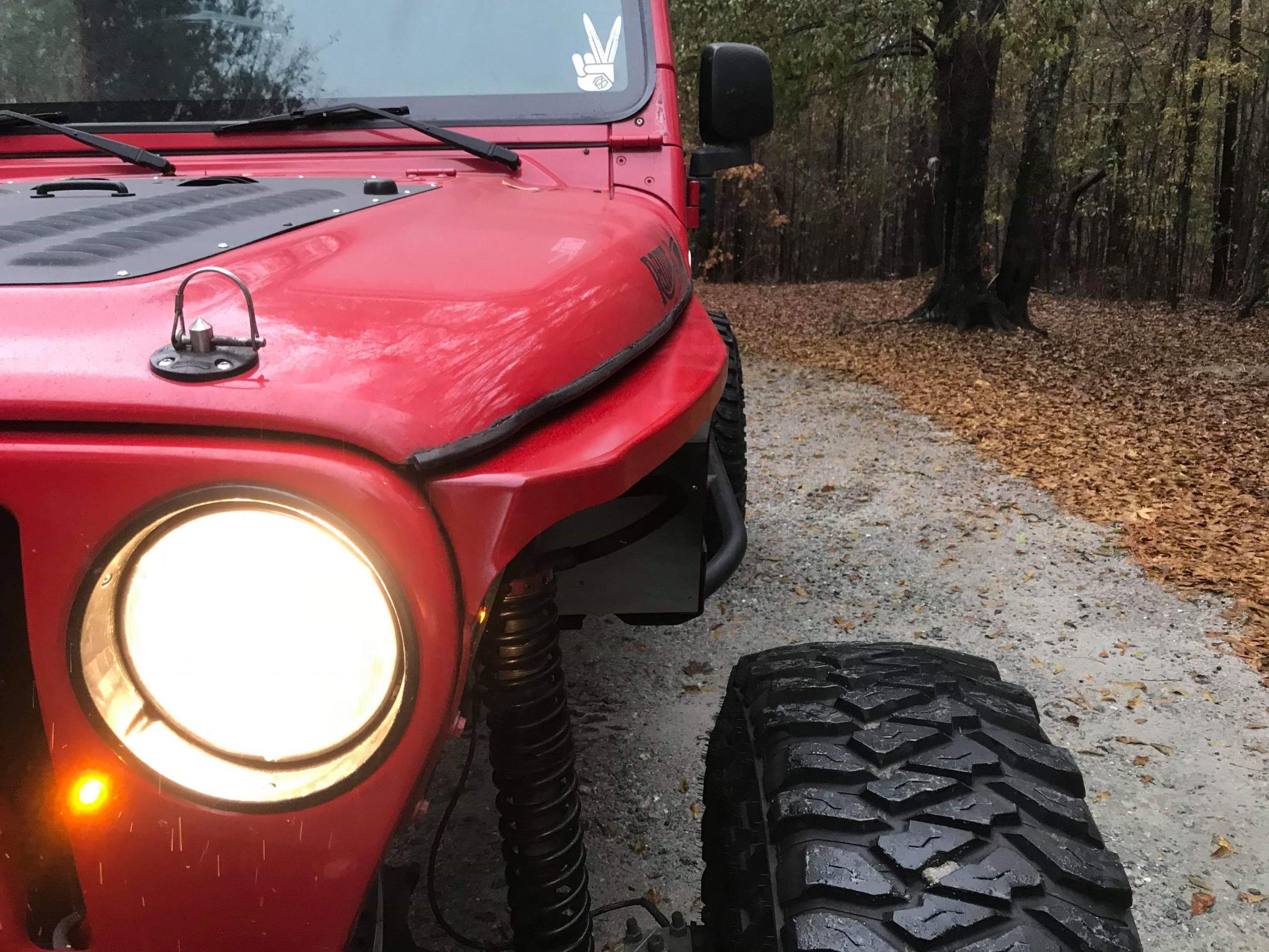 Jeep TJ Fenders 0 Inch Flare High Line 97-06 Wrangler TJ/LJ Pair Motobilt