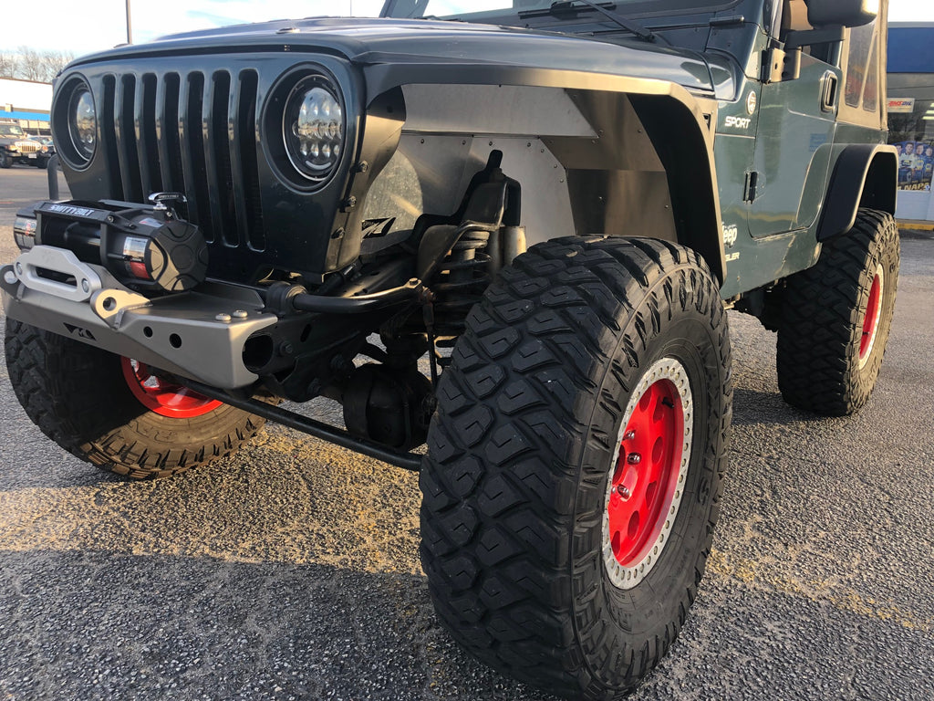 Jeep TJ Fenders 4 Inch Flare High Line 97-06 Wrangler TJ/LJ Pair Motobilt