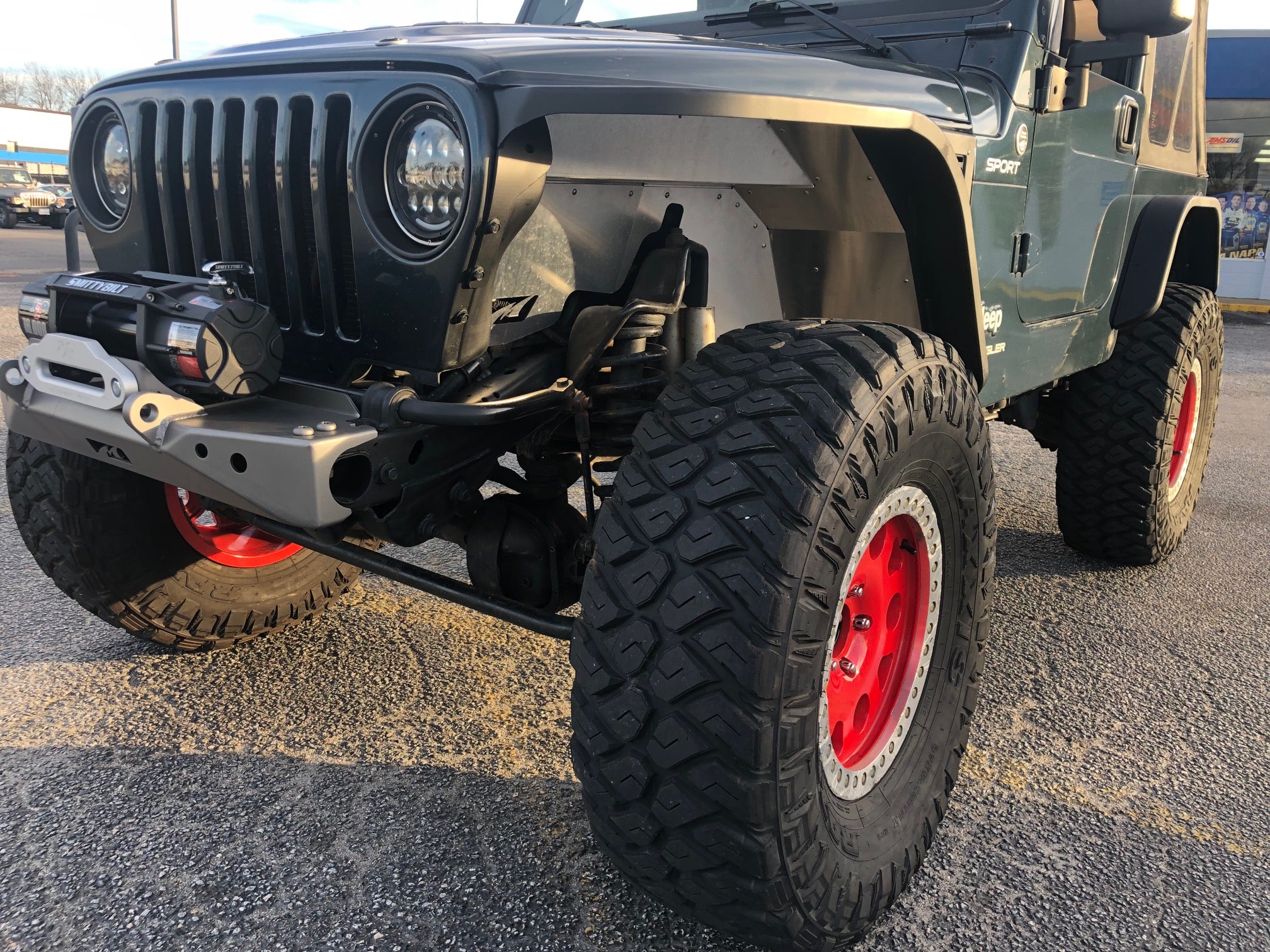 Jeep TJ Fenders 4 Inch Flare High Line 97-06 Wrangler TJ/LJ Pair Motobilt