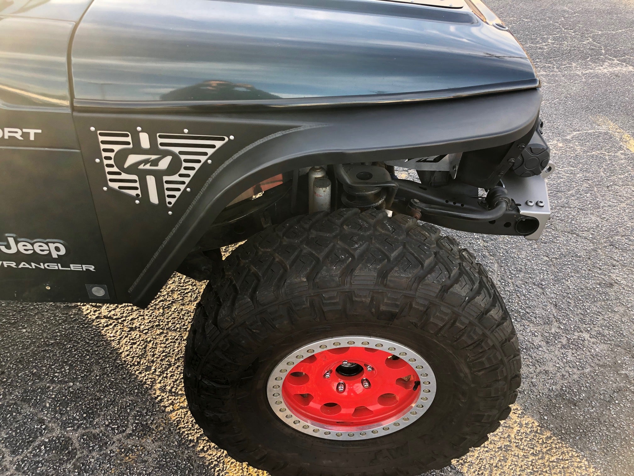 Jeep TJ Fenders 4 Inch Flare High Line 97-06 Wrangler TJ/LJ Pair Motobilt
