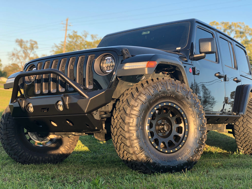 Jeep JL Front Bumper W/Stinger/Skid Plate 18+ Wrangler JL The Hammer Series Motobilt