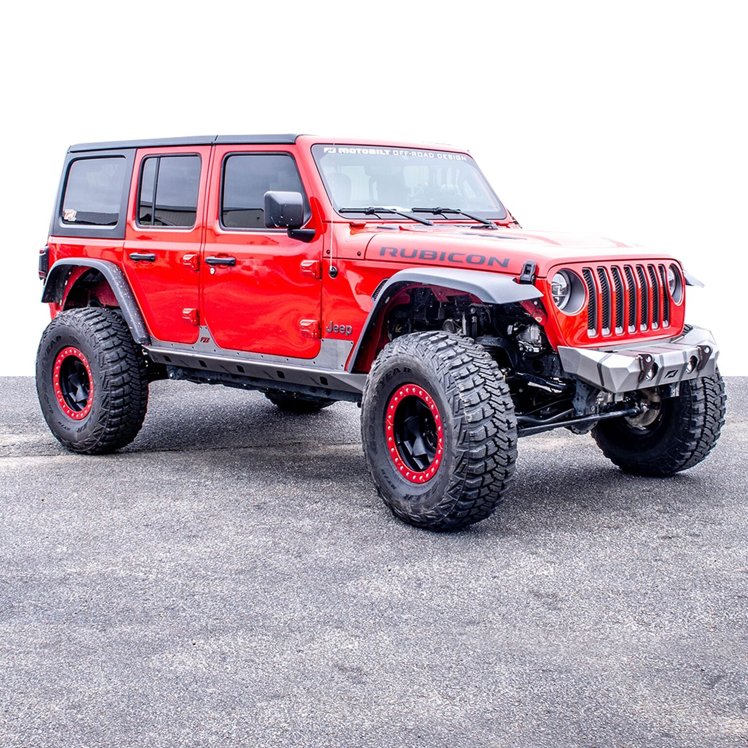 Jeep JL Front Bumper 18+ Wrangler JL W/Fog Light Holes The Hammer Series Motobilt