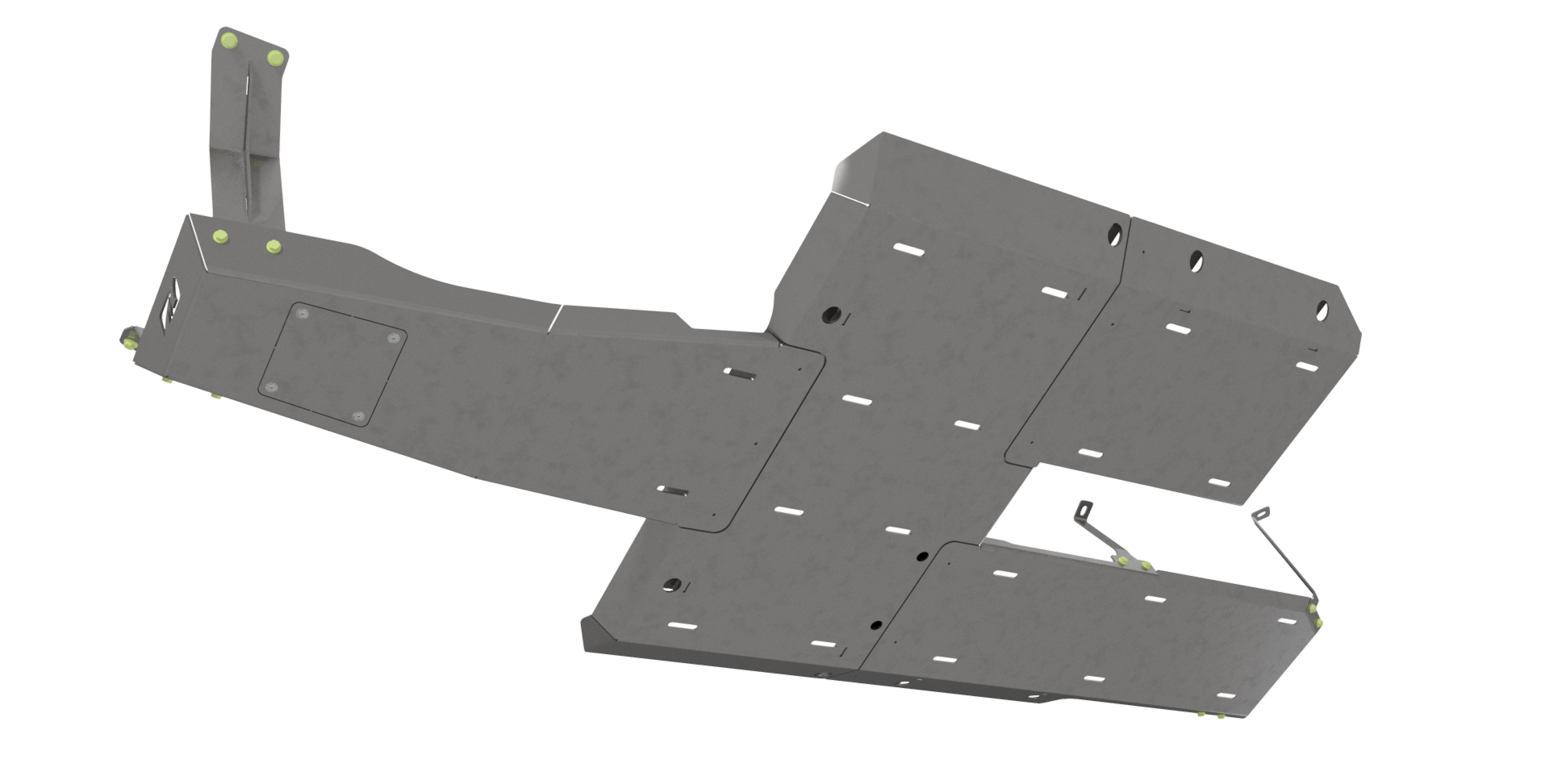 Jeep JL Skid Plate System 2018-Present Wrangler JL 4 Door 3.6L Motobilt