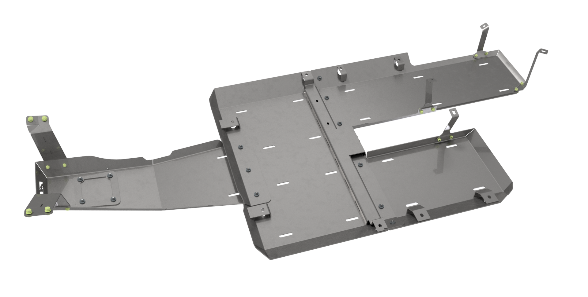 Jeep JL Skid Plate System 2018-Present Wrangler JL 4 Door 3.6L Motobilt