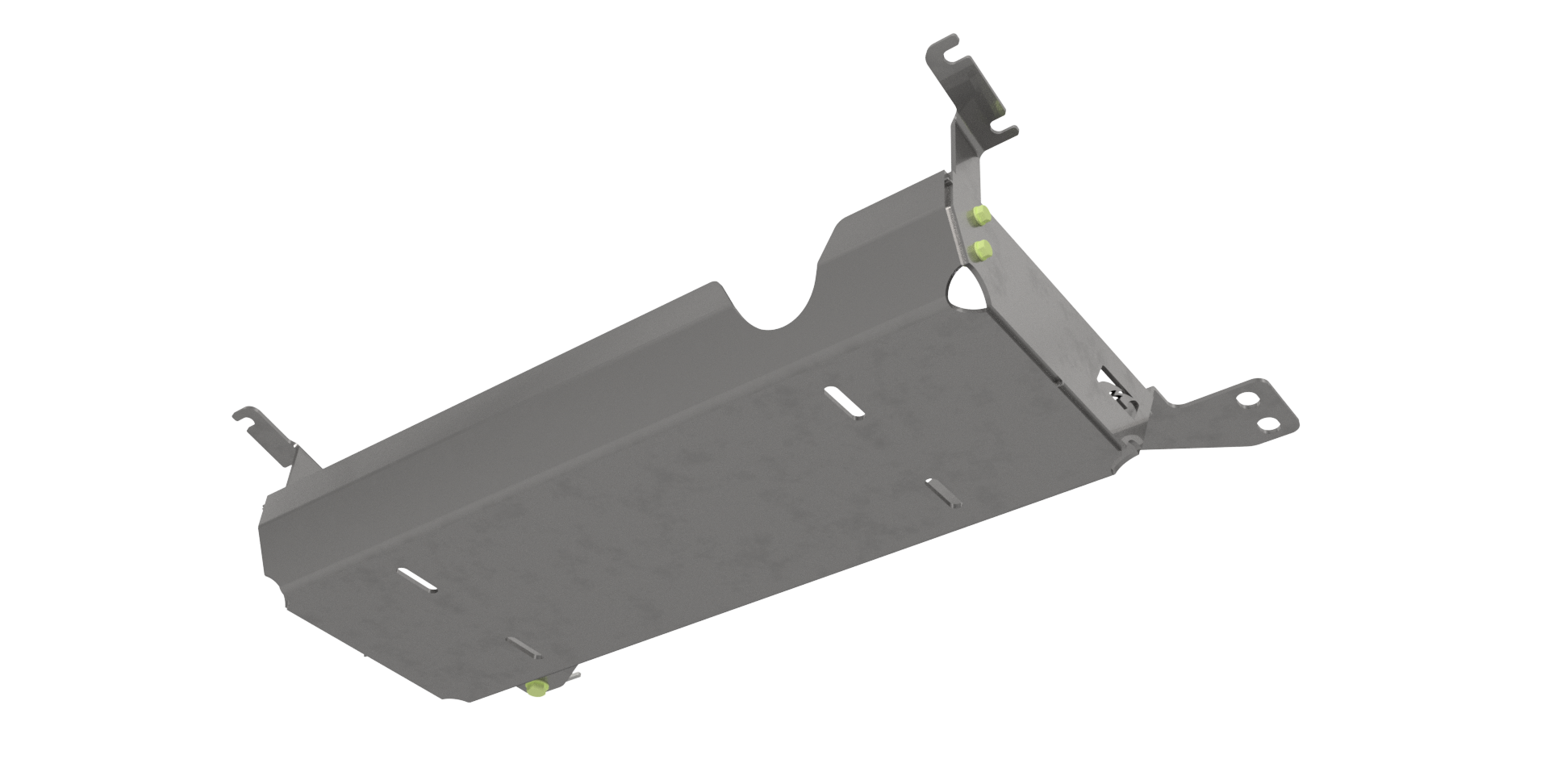 Jeep JL Muffler Skid Plate 2018-Present Wrangler JL Motobilt